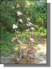 7 1/2 foot tall cumber vine fountain for restaraunt in Mass.