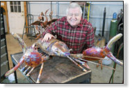 Buddy with the giant crawfish.