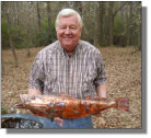 Buddy with copper fish