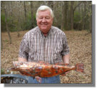 Buddy with copper fish